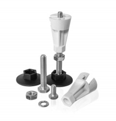 Laufen - Příslušenství Nožičky na sprchovú vaničku, 87-115 mm (H2955570000001)