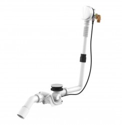 Laufen - Příslušenství Vaňová odtoková a prepadová súprava s napúšťaním, lesklá biela (H2951432610001)