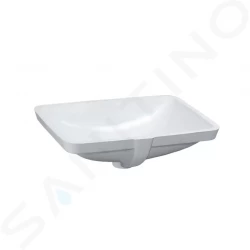 Laufen - Pro A Vstavané umývadlo, 490 mm x 360 mm, biela – bez otvoru na batériu (H8119610001091)