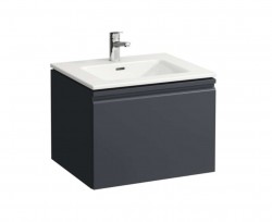 Laufen - Pro S Skrinka s umývadlom, 60x50 cm, farba grafit mat (H8609614801041)