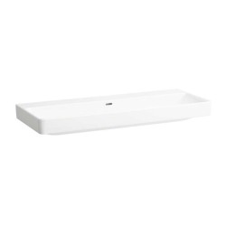 Laufen - Pro S Umývadlo, 120x47 cm, bez otvoru na batériu, s LCC, biela (H8149654001091)