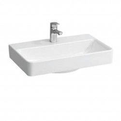 Laufen - Pro S Umývadlo Compact, 60x38 cm, 1 otvor na batériu, bez prepadu, biela (H8179590001561)