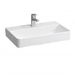 Laufen - Pro S Umývadlo Compact, 60x38 cm, 1 otvor na batériu, bez prepadu, s LCC, biela (H8189594001561)