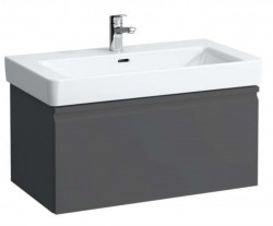 Laufen - Pro S Umývadlová skrinka, 101x45x39 cm, 1 zásuvka, grafit mat (H4835510964801)