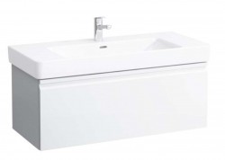 Laufen - Pro S Umývadlová skrinka, 101x45x39 cm, 1 zásuvka, lesklá biela (H4835510964751)