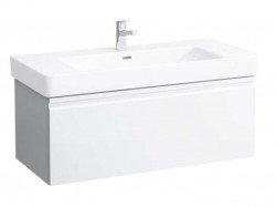 Laufen - Pro S Umývadlová skrinka, 101x45x39 cm, 1 zásuvka, lesklá biela (H4835520964751)