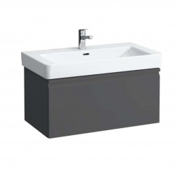 Laufen - Pro S Umývadlová skrinka, 81x45x39 cm, 1 zásuvka, grafit mat (H4835020964801)