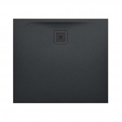 Laufen - Pro Sprchová vanička, 90x80 cm, matná čierna (H2149500800001)