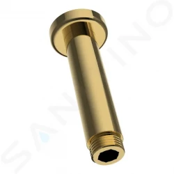 Laufen - Sprchové příslušenství Sprchové rameno stropné, 100 mm, lesklá zlatá (HF960098463001)