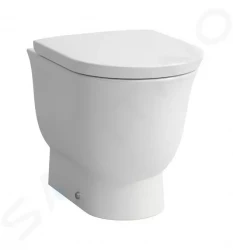 Laufen - The New Classic Stojace WC, zadný/spodný odpad, Rimless, s LCC, biela (H8238514000001)