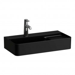 Laufen - VAL Umývadlo, 60x31 cm, bez prepadu, otvor na batériu, matná čierna (H8152857161041)
