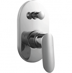 Laveo - Appia - Podomietková sprchová batéria s prepínačom, chróm (BLP_00PD)