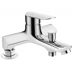 Laveo - Appia - stojanková vaňová batéria bez príslušenstva, chróm (BLP_015D)