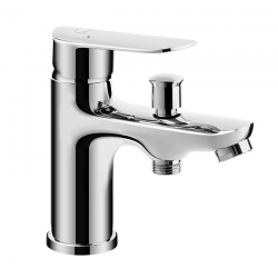 Laveo - Appia - stojanková vaňová batéria jednootvorová bez príslušenstva, chróm (BLP_01JD)