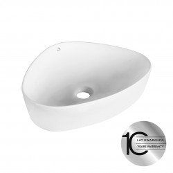 Laveo - Asymmetric - keramické umývadlo na dosku 50x41 (VUA_6251)