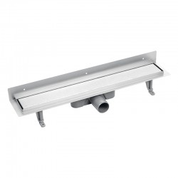 Laveo - Basso - sprchový žľab nástenný 90 cm, nerez (COB_291D)