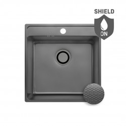 Laveo - Besos - drez 49x48 cm, 1-komora, grafit (SLB_510T)