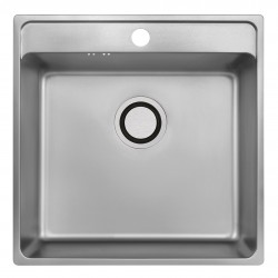 Laveo - Besos - drez 49x48 cm, 1-komora, nerez (SLB_210T)