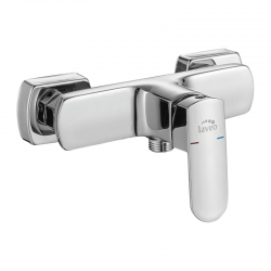 Laveo - Calla - nástenná sprchová batéria bez príslušenstva, chróm (BAC_040D)