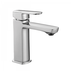 Laveo - Calla - stojanková umývadlová batéria s výpustou, chróm (BAC_022D)