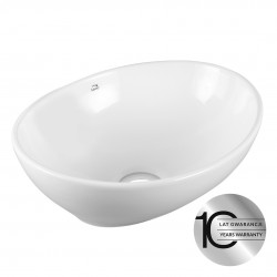 Laveo - Desna - keramické umývadlo na dosku 41x33 (VUD_6241)