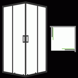 Laveo - Desna - štvorcový sprchovací kút 90x90 cm (JKD_796K)