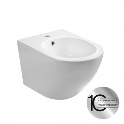 Laveo - Desna - závesný bidet s otvorom pre batériu a skrytým upevnením (VBD_600C)