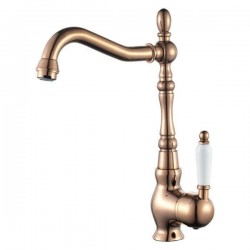 Laveo - Evora - stojanková drezová batéria L , měď (BAE_865D)