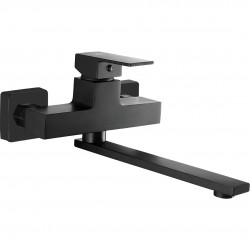 Laveo - Kvadrato - drezová batéria nástenná, čierna (BLQ_780D)