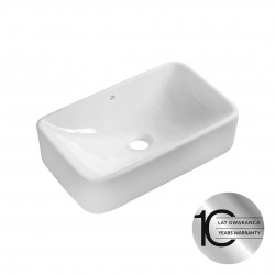 Laveo - Kvadrato - keramické umývadlo na dosku 48x29 (VUK_6249)