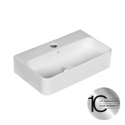 Laveo - Kvadrato - keramické umývadlo na dosku/stenu (VUK_6145)