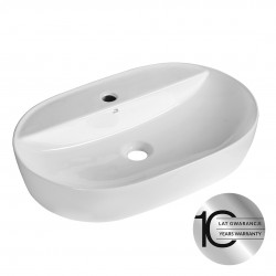 Laveo - Lomami - keramické umývadlo na dosku 61x40 (VUL_6161)