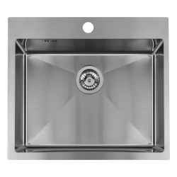 Laveo - Malawi - drez 50x58 cm, 1-komora, nerez (SLM_010T)