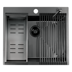 Laveo - Malawi - drez 50x58 cm, 1-komora, s príslušenstvom, grafit (SLMA510D)