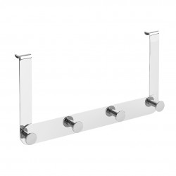 Laveo - Miri - háčik štyroch závesný na sprchovú stenu, chróm (ALM_015S)