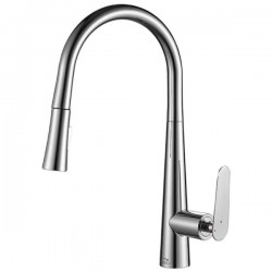 Laveo - Nalda - stojanková drezová batéria výsuvná, chróm (BAY_069D)