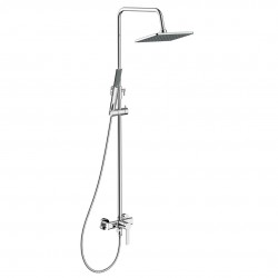 Laveo - Pinar - sprchový stĺp, chróm (PAW_00KB)