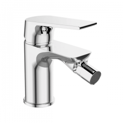 Laveo - Plato - stojančeková bidetová batéria s výpustím, chróm (BLY_032D)