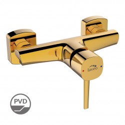 Laveo - Pola - nástenná sprchová batéria bez príslušenstva, zlato (BAP_G40D)