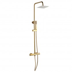 Laveo - Pola - sprchový stĺp termostatický, zlato (PLA_G0TD)