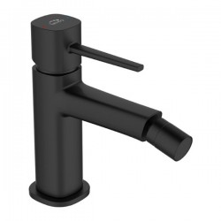 Laveo - Pola - stojančeková bidetová batéria s výpustím, čierna (BAP_732D)