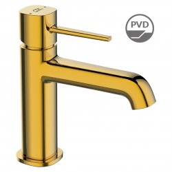 Laveo - Pola - stojanková umývadlová batéria s výpustou, zlato (BAP_G22D)
