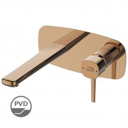 Laveo - Pola - umývadlová batéria podomietková, ružové zlato (BAP_822P)