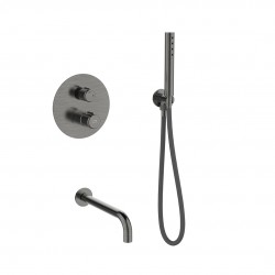 Laveo - Pretto - podomietková vaňová batéria so sprchovou súpravou (BAO_911P)