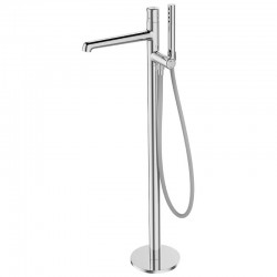 Laveo - Pretto - vaňová batéria voľnestojaca, chróm (BAO_011S)