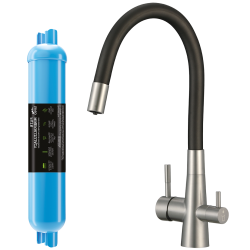 Laveo - Riveco – drezová batéria s elastickým výtokom + mineralizačný filter (BRIC768D)