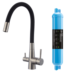 Laveo - Riveco – drezová batéria s elastickým výtokom + zmäkčovací filter (BRID768D)