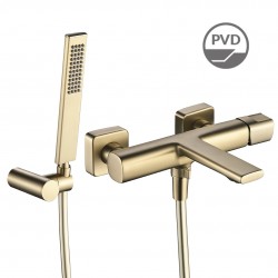 Laveo - Tores - nástenná vaňová batéria s príslušenstvom (BVT_G11D)