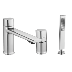 Laveo - Tores - stojanková vaňová batéria 3-otvorová, chróm (BVT_013D)