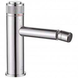 Laveo - Volumo - stojanková bidetová batéria s výpustím, chróm (BAV_032D)